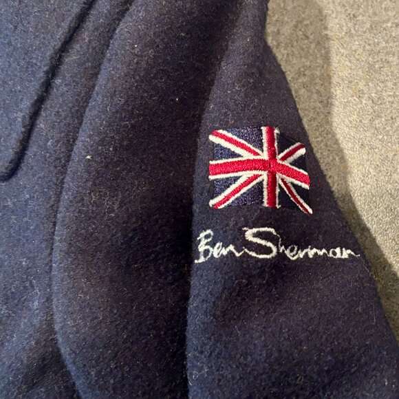 ~~Ben Sherman BLUE 4T Toddler Child's Hooded Jacket Coat Toggle & Snap Closure - Picture 3 of 6